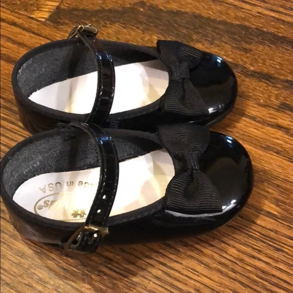 Wee Kids Black Dress Shoes